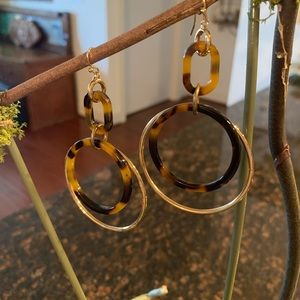 Horn Hoop Earrings
